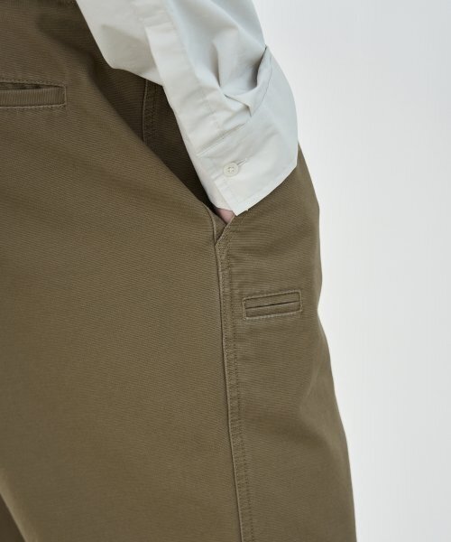DRAW FIT（ドローフィット）の「ウォッシュドオフィサーチノパンツ [D.BEIGE]（その他パンツ・メンズ・その他・LARGE/MEDIUM/X-LARGE）」の3枚目の写真