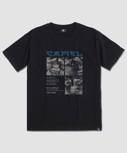 CAMEL WORK(キャメルワーク)の「カメルクラシックミス半袖Tシャツ(ブラック)(Tシャツ/カットソー・メンズ・その他・LARGE/MEDIUM/X-LARGE)」の2枚目の写真