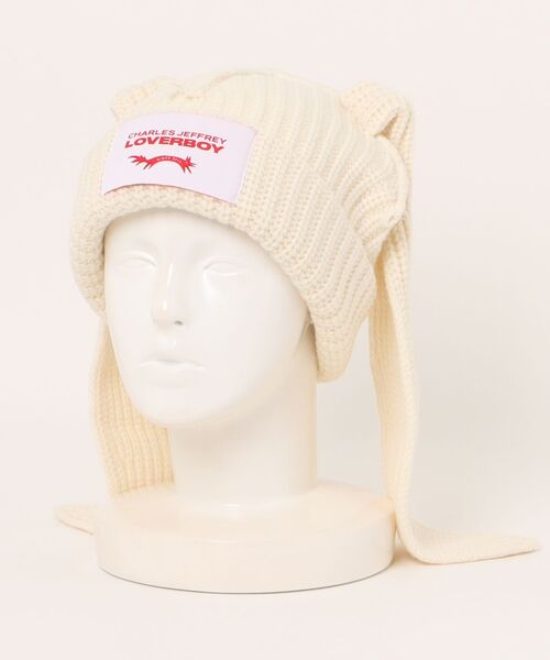 CHUNKY RABBIT BEANIE（ニットキャップ/ビーニー）｜Charles Jeffrey