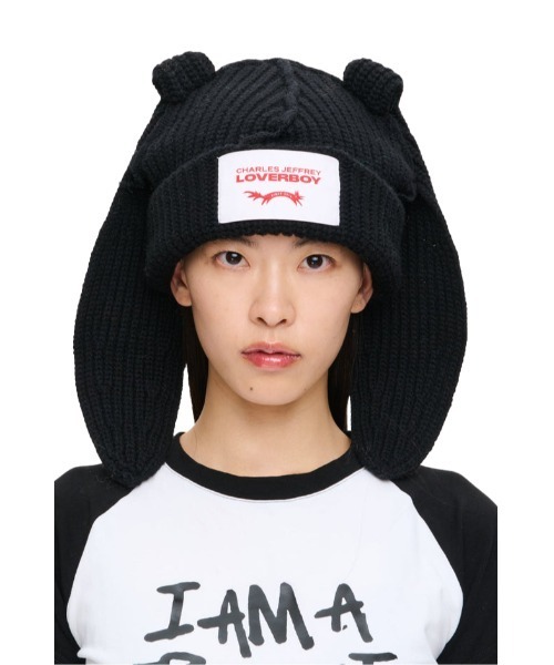 CHUNKY RABBIT BEANIE（ニットキャップ/ビーニー）｜Charles Jeffrey