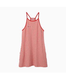 MENASOO SUMMER STRIPE TERRY STRAP ONEPIECE_RED
