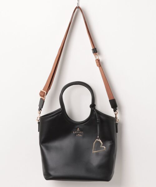 LANVIN en Bleu（ランバンオンブルー）の「カリテ 2WAYハンドバッグ（ハンドバッグ・レディース・ブラック/ブラウン・FREE）」の2枚目の写真