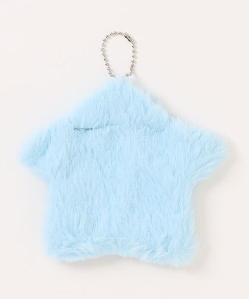 Port(ポート)の「【 Port / ポート 】 ふわもこ スター トレカケース / 定期入れケース / パスケース_(カードケース・レディース・ブルー/イエロー・FREE)」の3枚目の写真