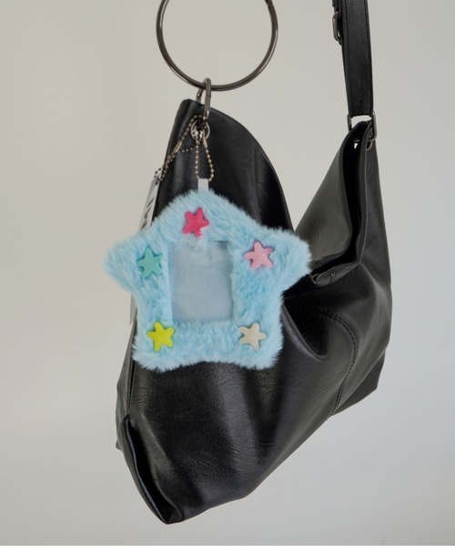 Port(ポート)の「【 Port / ポート 】 ふわもこ スター トレカケース / 定期入れケース / パスケース_(カードケース・レディース・ブルー/イエロー・FREE)」の1枚目の写真