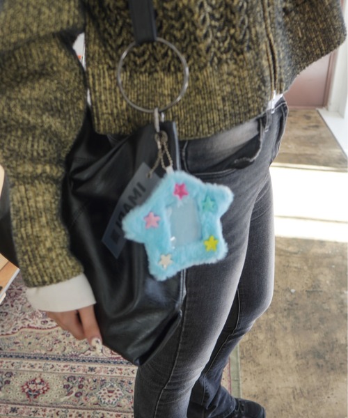 Port(ポート)の「【 Port / ポート 】 ふわもこ スター トレカケース / 定期入れケース / パスケース_(カードケース・レディース・ブルー/イエロー・FREE)」の6枚目の写真