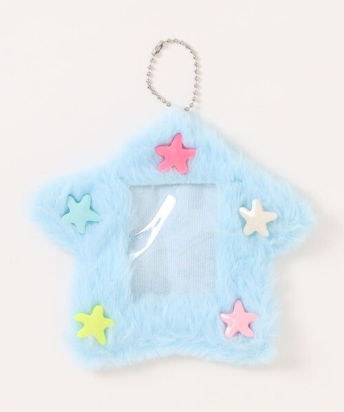 Port(ポート)の「【 Port / ポート 】 ふわもこ スター トレカケース / 定期入れケース / パスケース_(カードケース・レディース・ブルー/イエロー・FREE)」の7枚目の写真