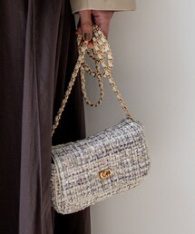 23区（ニジュウサンク）の「【Oggi・VERY掲載】GIOLICA ツイードミニ ショルダーバッグ（ショルダーバッグ）」