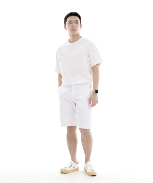 SAINTCREW（セントクルー）の「コンフォハーフバンドショーツ CH-1201 ホワイト（その他パンツ・メンズ・その他・36/34/32/30）」の5枚目の写真