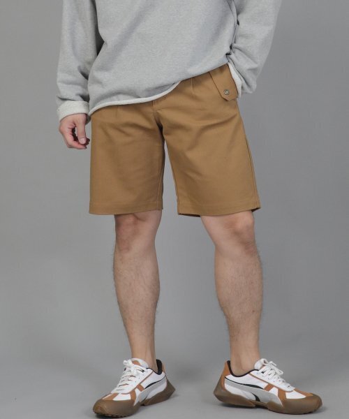 SAINTCREW(セントクルー)の「イングリッシュマン ハーフバンドショーツ EMH-339 キャメル(その他パンツ・メンズ・その他・MEDIUM/LARGE/X-LARGE)」の1枚目の写真