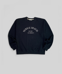 VANESSA（バネッサ）の「650g Venice Embroidered Man-to-Man_Navy（スウェット）」