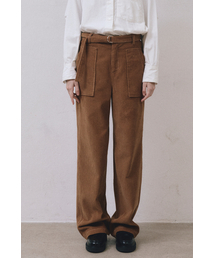 Stitched Corduroy Pants (Camel)