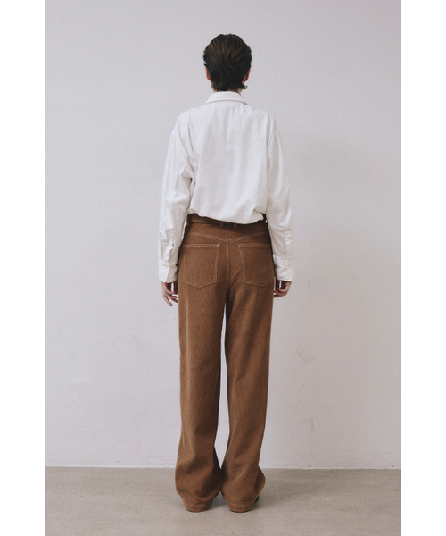 MIDNLOW(ミッドアンドロー)の「Stitched Corduroy Pants (Camel)(その他パンツ・レディース・その他・SMALL/MEDIUM)」の5枚目の写真