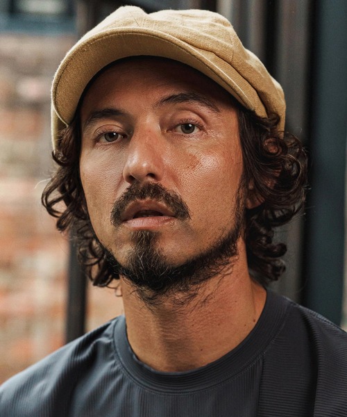 CAMBIO（カンビオ）の「mko13335- Cotton Linen Casquette キャスケット(NF-261-BO007)（キャスケット・メンズ・ブラック/グレー/カーキオリーブ/ダークベージュ・FREE）」の18枚目の写真