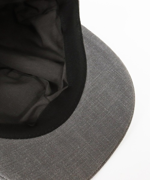 CAMBIO（カンビオ）の「mko13335- Cotton Linen Casquette キャスケット(NF-261-BO007)（キャスケット・メンズ・ブラック/グレー/カーキオリーブ/ダークベージュ・FREE）」の10枚目の写真