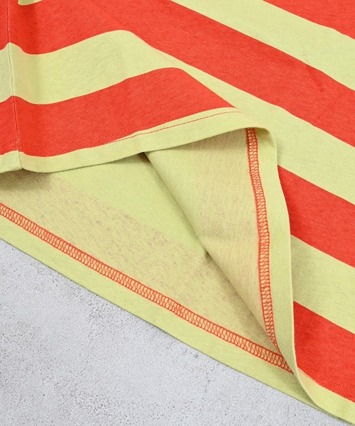 MARKEY'S（マーキーズ）の「レースフリルカラーボーダーロンティー（Tシャツ/カットソー・キッズ・レッド系その他/ピンク系その他/ブラック系その他・140/130/120/110/100/90/150）」の21枚目の写真