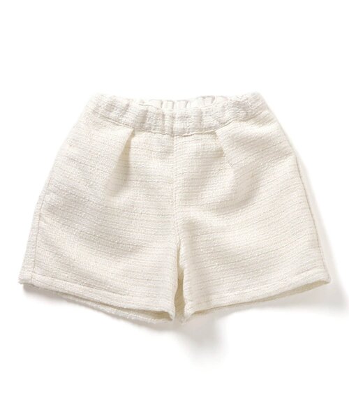 apres les cours（アプレレクール）の「ツイードペプラムセットアップ＿アプレレクールマシェリ（セットアップ・キッズ・アイボリー・90/100/110/120/130/140）」の8枚目の写真