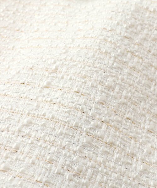 apres les cours（アプレレクール）の「ツイードペプラムセットアップ＿アプレレクールマシェリ（セットアップ・キッズ・アイボリー・90/100/110/120/130/140）」の2枚目の写真