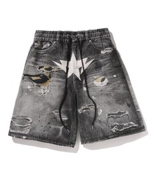 A BATHING APE | BAPE STA FAKE PRINT RELAXED FIT SHORTS(その他パンツ)