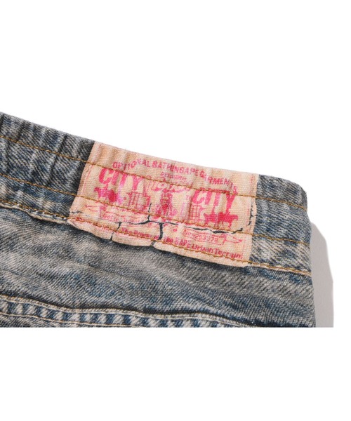 A BATHING APE(アベイシングエイプ)の「BAPE STA FAKE PRINT RELAXED FIT SHORTS(その他パンツ・メンズ・ブラック/ライトインディゴブルー・MEDIUM/X-LARGE/SMALL/XX-LARGE/LARGE)」の10枚目の写真