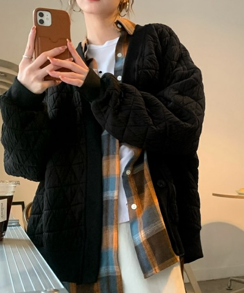 blackdia ocean(ブラックダイヤオーシャン)の「blackdia ocean オーバーサイズ オンブレチェックシャツ(シャツ/ブラウス・レディース・オレンジ系/ブルー系・FREE)」の5枚目の写真