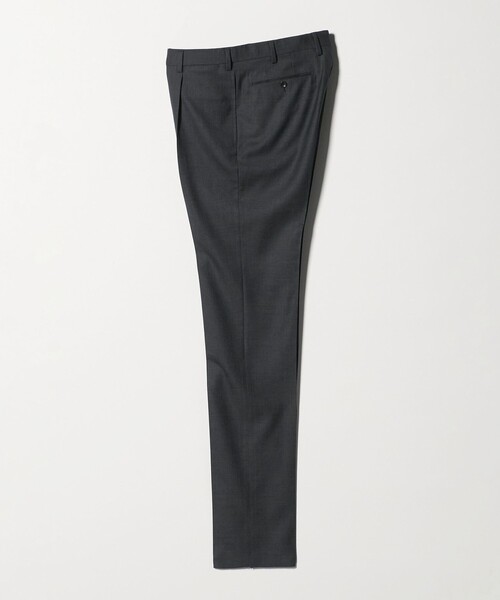 UNITED ARROWS（ユナイテッドアローズ）の「サージ クリース テーパード １プリーツ スラックス（スラックス・メンズ・ダークグレー/グレー系・50/48/46/44/52）」の2枚目の写真