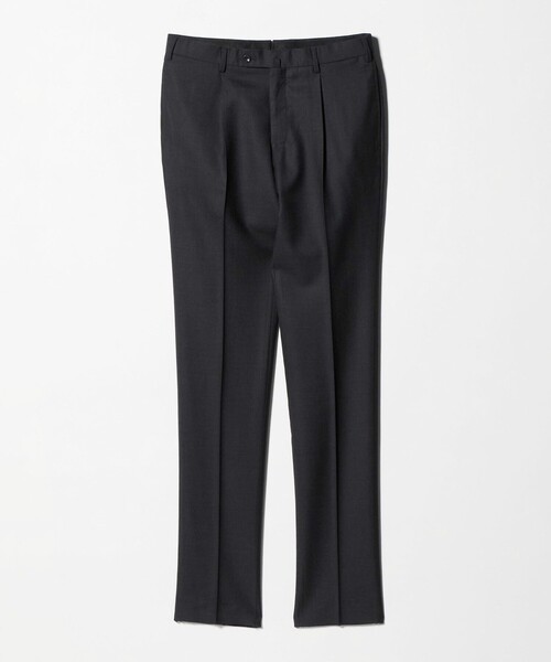 UNITED ARROWS（ユナイテッドアローズ）の「サージ クリース テーパード １プリーツ スラックス（スラックス・メンズ・ダークグレー/グレー系・50/48/46/44/52）」の22枚目の写真