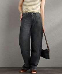 LEVI'S/リーバイス] RIBCAGE ワイドシルエット ハイライズストレート