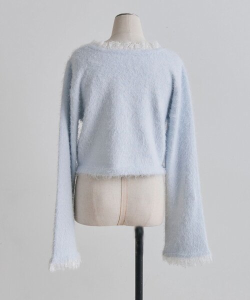 OLIVE des OLIVE(オリーブデオリーブ)の「spring color palette cardigan(カーディガン/ボレロ・レディース・イエロー/ピンク/オフホワイト/チャコールグレー/サックスブルー・FREE)」の17枚目の写真