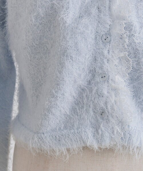 OLIVE des OLIVE(オリーブデオリーブ)の「spring color palette cardigan(カーディガン/ボレロ・レディース・イエロー/ピンク/オフホワイト/チャコールグレー/サックスブルー・FREE)」の13枚目の写真