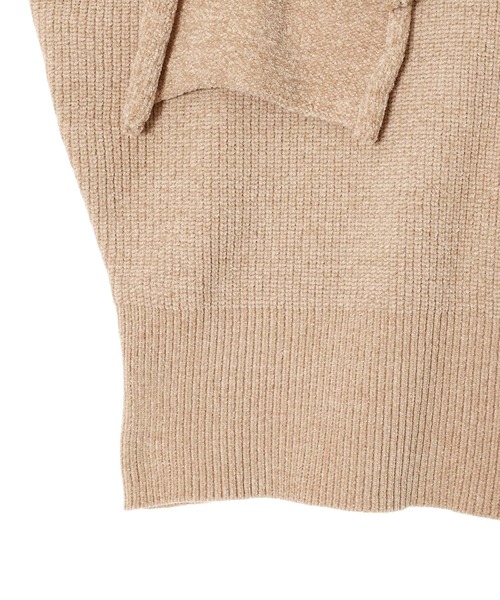 kotohayokozawa（コトハヨコザワ）の「kotohayokozawa T D V-NECK KNIT TOP KTX5A-KN02（ニット/セーター・レディース・イエロー/ネイビー・FREE）」の6枚目の写真