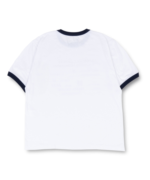 MUDSALT(マッドソルト)の「CHARLESTON リンガーTシャツ ホワイト(ネイビー)(Tシャツ/カットソー・レディース・その他・1/2/3)」の18枚目の写真