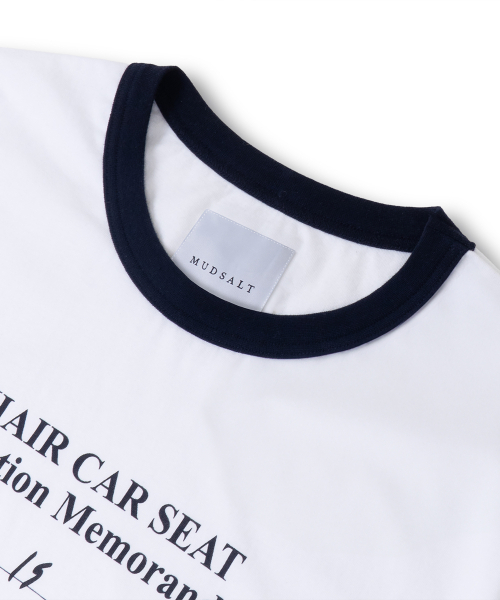 MUDSALT(マッドソルト)の「CHARLESTON リンガーTシャツ ホワイト(ネイビー)(Tシャツ/カットソー・レディース・その他・1/2/3)」の19枚目の写真