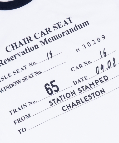 MUDSALT(マッドソルト)の「CHARLESTON リンガーTシャツ ホワイト(ネイビー)(Tシャツ/カットソー・レディース・その他・1/2/3)」の20枚目の写真