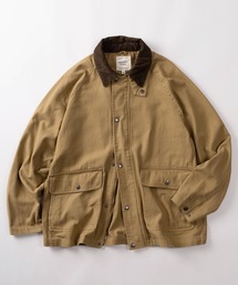 make a ray!（メイク ア レイ！）の「【71】襟コーデュロイ デニム ツイル ハンティングジャケット カバーオール（ブルゾン）」