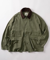 make a ray! | 【71】襟コーデュロイ デニム ツイル ハンティングジャケット カバーオール(ブルゾン)