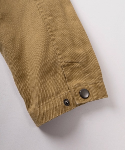 make a ray!（メイク ア レイ！）の「【71】襟コーデュロイ デニム ツイル ハンティングジャケット カバーオール（ブルゾン・メンズ・ベージュ/オフホワイト/カーキ/ブルー・XL/L/M）」の12枚目の写真