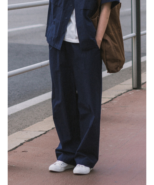 HAVE HAD(ハブヘッド)の「シティサマーライトバンディングパンツ(ネイビー)(その他パンツ・メンズ・その他・M/XL/L)」の1枚目の写真