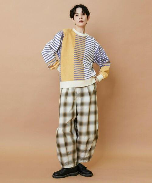 FRAPBOIS（フラボア）の「オンブレー パンツ（その他パンツ・レディース・グリーン/ベージュ・1/2）」の13枚目の写真