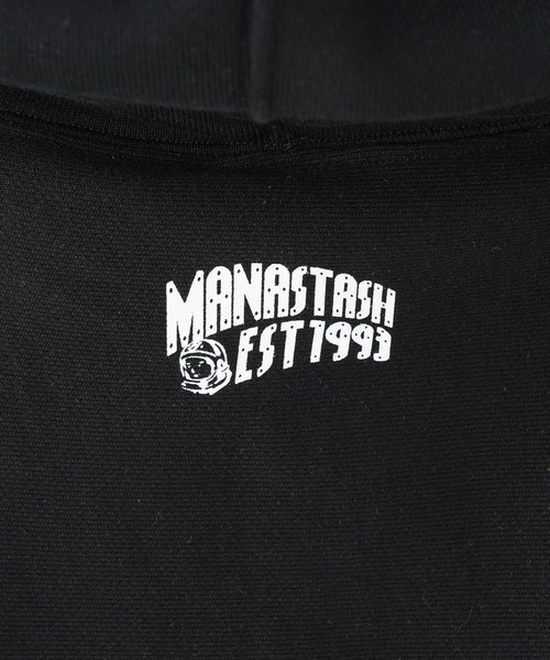 BILLIONAIRE BOYS CLUB（ビリオネア・ボーイズ・クラブ）の「BILLIONAIRE BOYS CLUB x MANASTASH_HOODIE  BBCJP245K002（パーカー・メンズ・ブラック/グレー・M/L）」の3枚目の写真