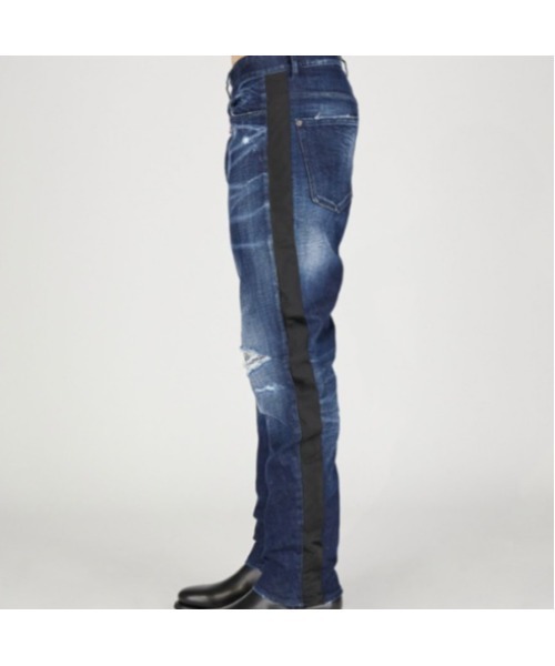 DSQUARED2(ディースクエアード)の「London Brothers Jean Dark Ripped Wash/0251(デニムパンツ・メンズ・ブルー・46/52)」の3枚目の写真