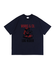 エクストリーム&キャンプ 半袖Tシャツ(ネイビー)