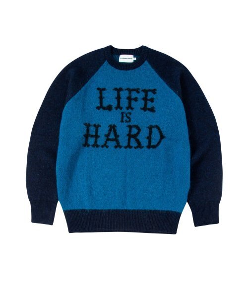 THEVINYLHOUSE(ザバイニルハウス)の「MOHAIR JACQUARD SWEATER BLUE (VH2DFUK604A)(ニット/セーター・メンズ・その他・S/M/L)」の2枚目の写真