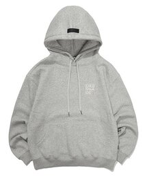 ロゴポイントオーバーフードメランジェグレー