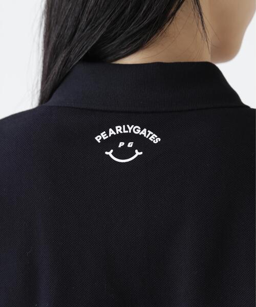 PEARLY GATES(パーリーゲイツ)の「【PEARLY GATES】PG is PG 表カノコ半袖ポロシャツ(ポロシャツ・レディース・ネイビー/グリーン系その他4/ホワイト・SMALL/LARGE/MEDIUM)」の18枚目の写真