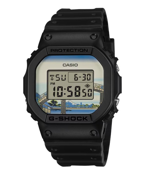 G-SHOCK/ジーショック 腕時計 '葛飾北斎 深川万年橋下' HOKUSAI DW