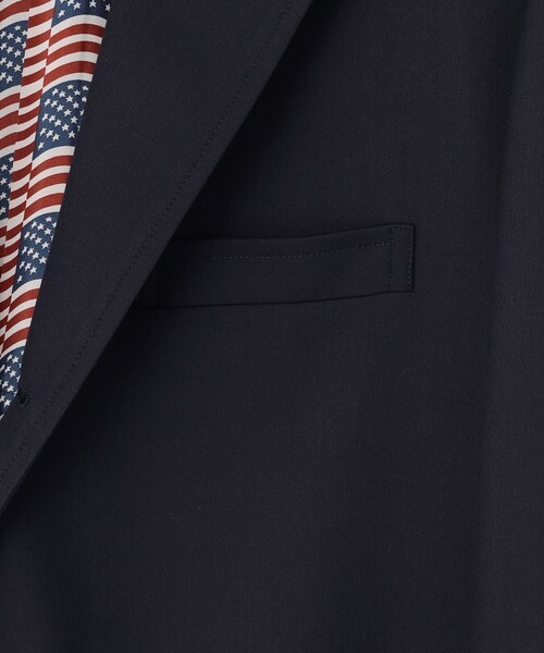 J.PRESS YORK STREET(ジェイプレスヨークストリート)の「【UNISEX】シングルブレザー / 3B / 金釦 / 背抜き(テーラードジャケット・メンズ・ネイビー系・LARGE/SMALL)」の6枚目の写真