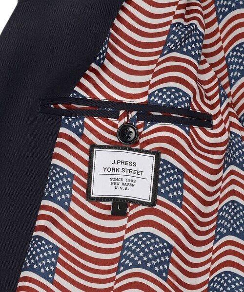 J.PRESS YORK STREET(ジェイプレスヨークストリート)の「【UNISEX】シングルブレザー / 3B / 金釦 / 背抜き(テーラードジャケット・メンズ・ネイビー系・LARGE/SMALL)」の7枚目の写真