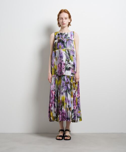 LANVIN en Bleu(ランバンオンブルー)の「Summer Paradiseワンピース(ワンピース・レディース・パープル系その他・38/36)」の1枚目の写真
