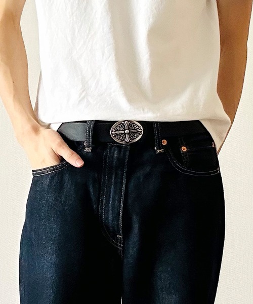 クロスモチーフ ベルト PUレザー メンズ（ベルト）｜BEATJIVE（ビート