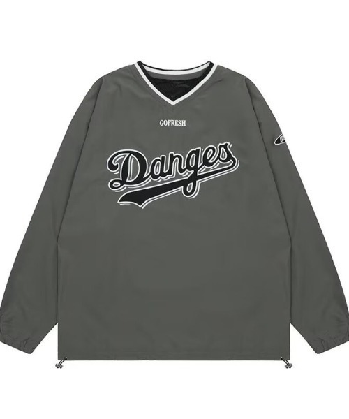 Ritzy(リッツィー)の「ベースボールスタイル オーバーサイズTシャツ(Tシャツ/カットソー・レディース・ブルー/グレー/イエロー・L/M)」の6枚目の写真